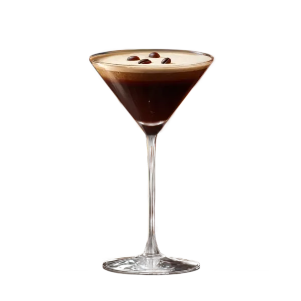 Espresso Martini ein der belebender Cocktail mit Vodka und Kaffee.