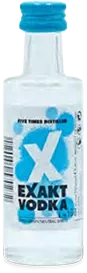 A shot of Exakt vodka.
